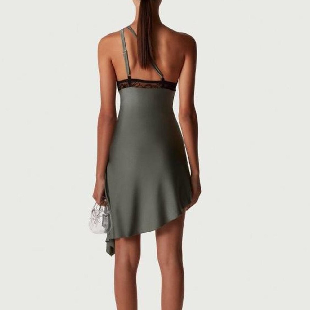 Coperni Green Asymmetrical Dress - Picture 4 of 8